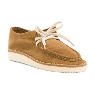 NEW BEEK Suede Towhee Booties Chestnut for women 1065tn